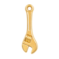 Charm Llave Inglesa Dorada