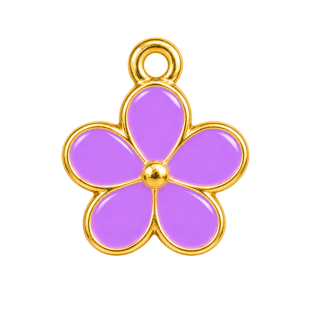 Charm Flor Lila