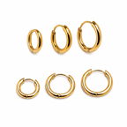 Argollas golden thin