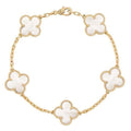 Pulsera Van Cleef Blanco