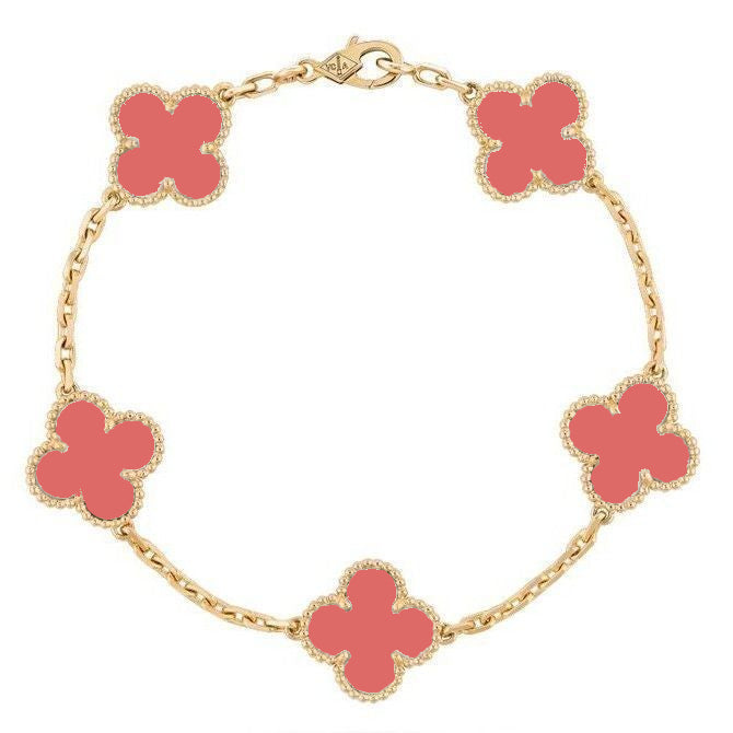 Pulsera Van Cleef Rosa