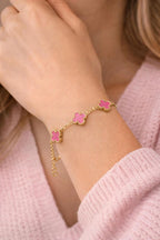 Pulsera Van Cleef Rosa
