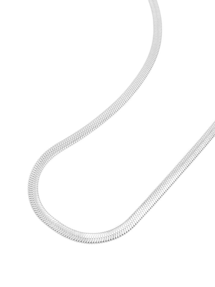 Collar Sneak Plateado